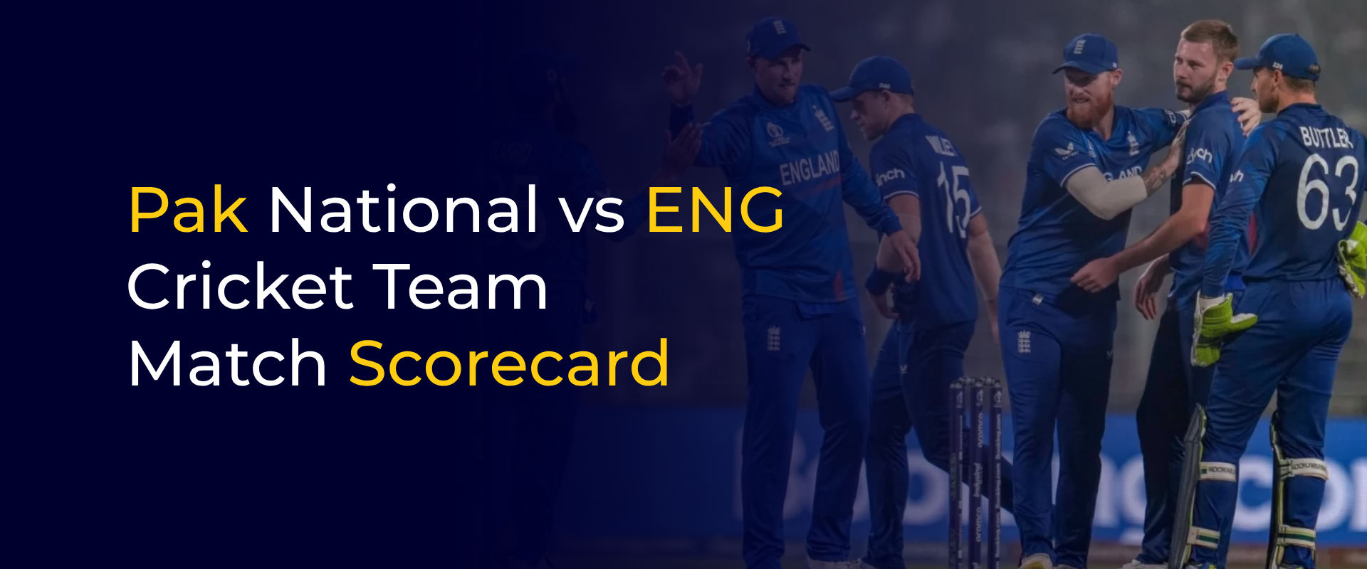 Pakistan National Cricket Team vs England Cricket Team Match Scorecard
